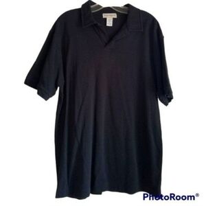 Black Polo Shirt with Classic Design